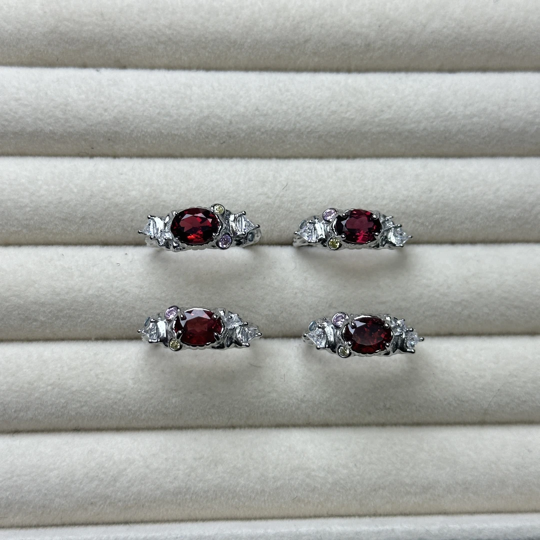 【G48】石榴石戒指多样性发其一