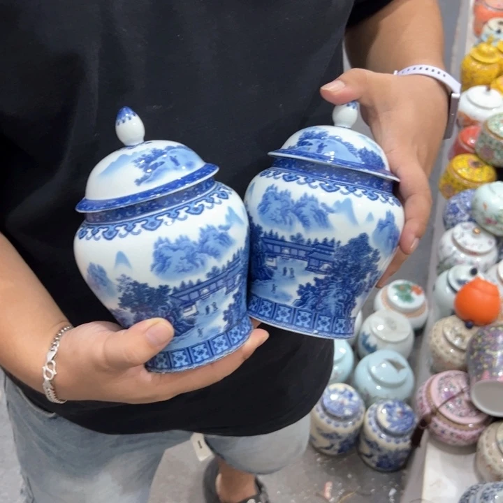 瑕疵福利品陶瓷茶叶罐介意勿拍
