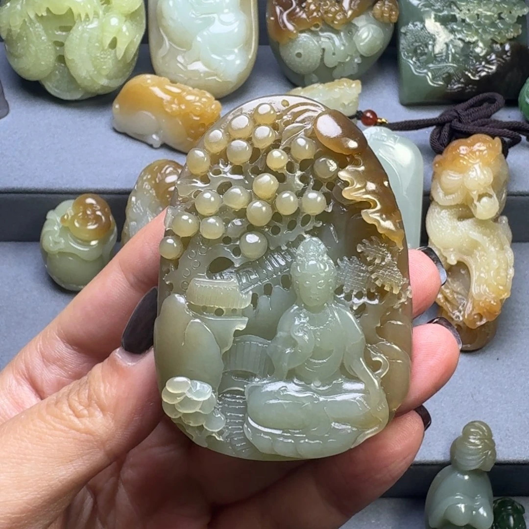 和田玉颈饰未镶嵌杜*