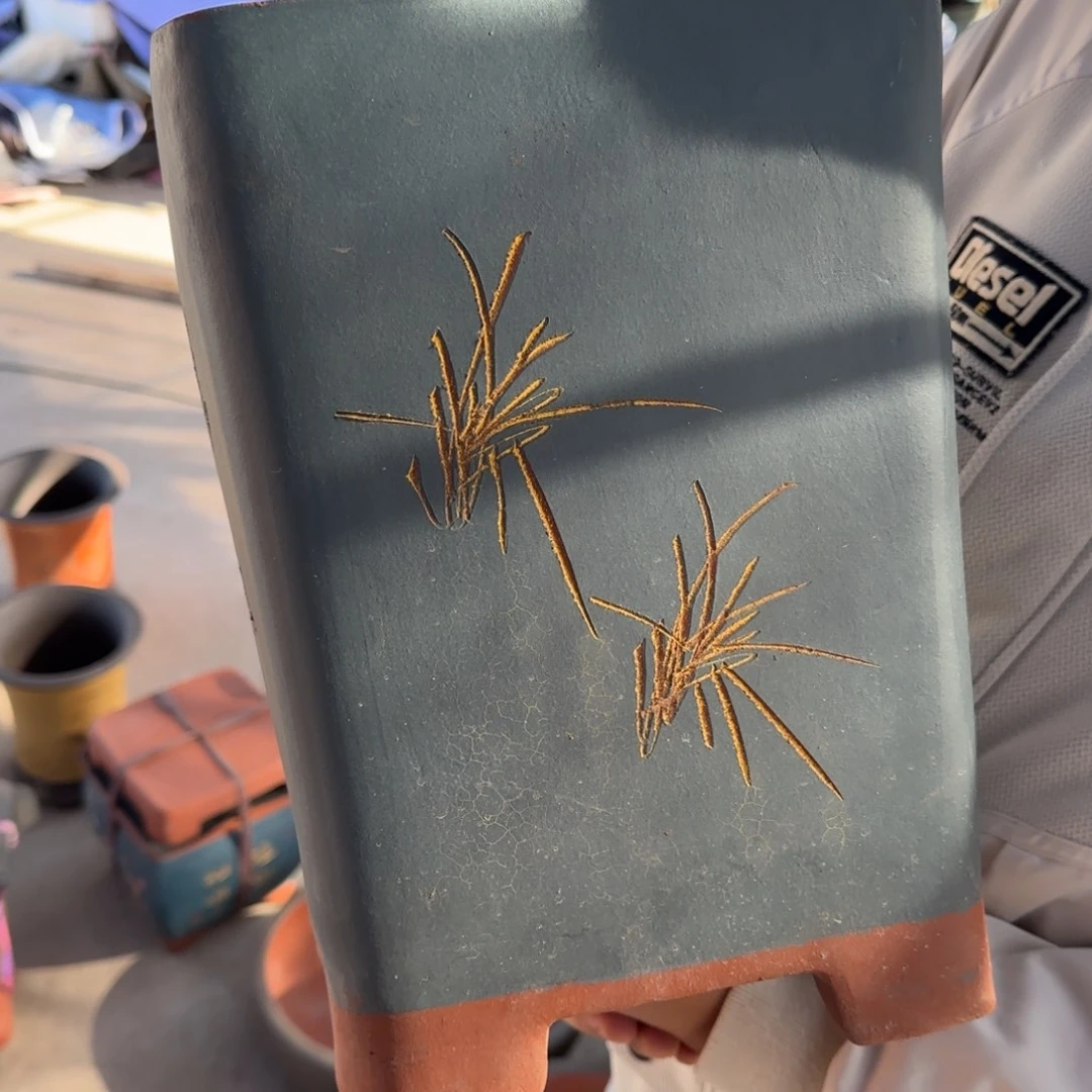 紫砂花盆口径18.26口径