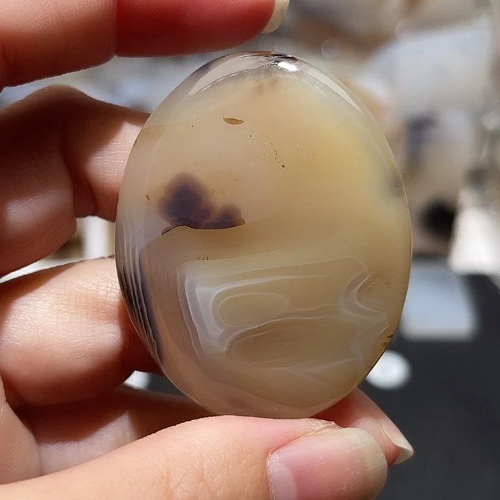 玛瑙/玉髓玉牌未镶嵌