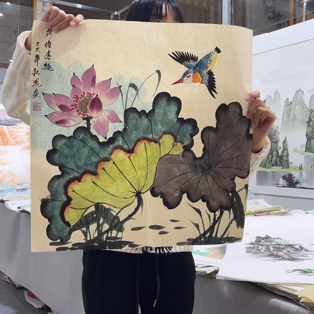 国画LD国画作品单幅任发