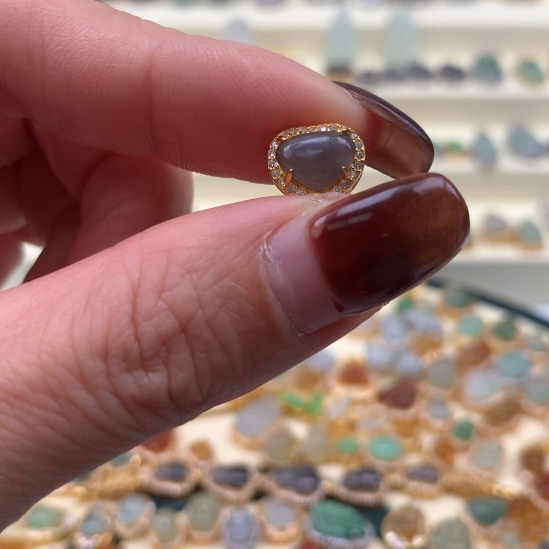 翡翠银S925镶嵌颈饰