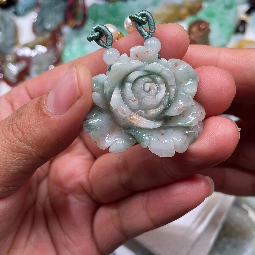 颈饰未镶嵌翡翠翡玉缘翡翠