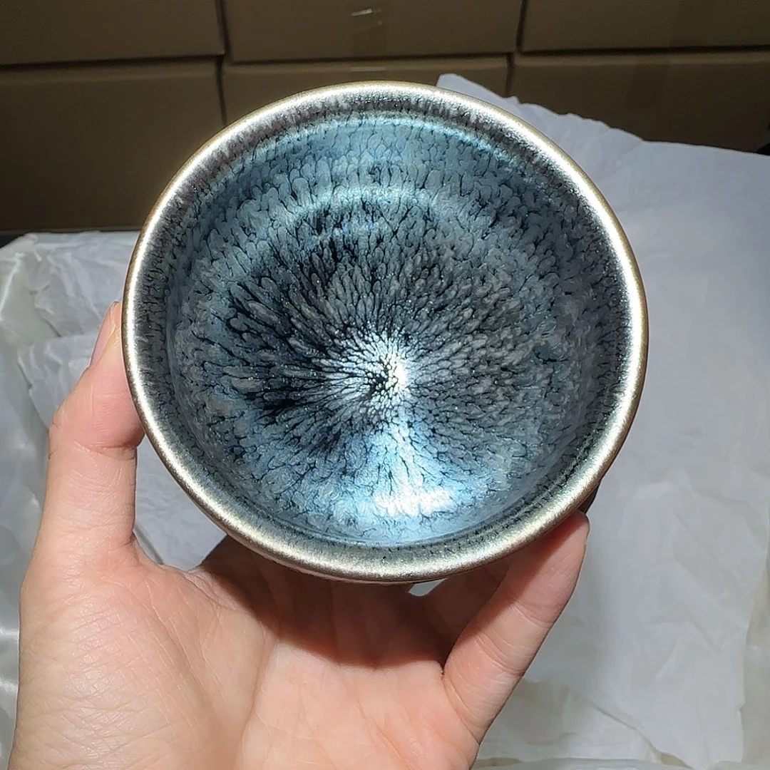 茶盏微瑕建盏，介意勿拍