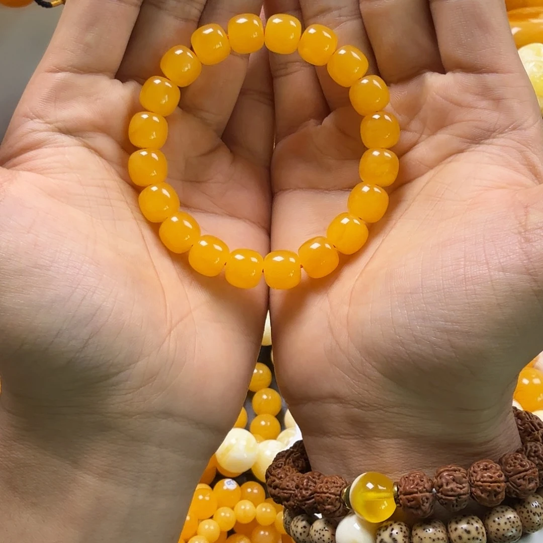 蜜蜡珠宝奇石未镶嵌那***…同料老型11mm