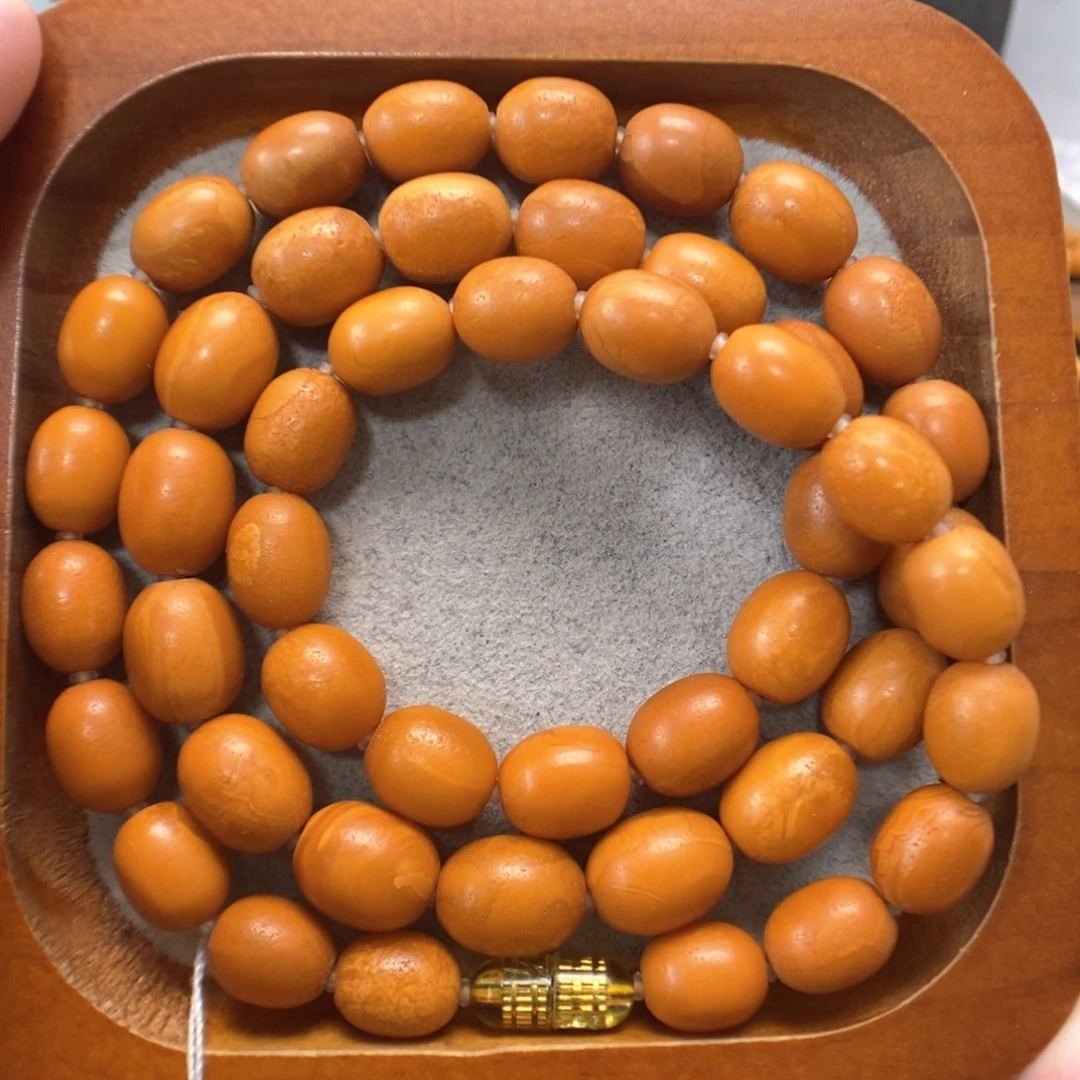 蜜蜡未镶嵌项链项链