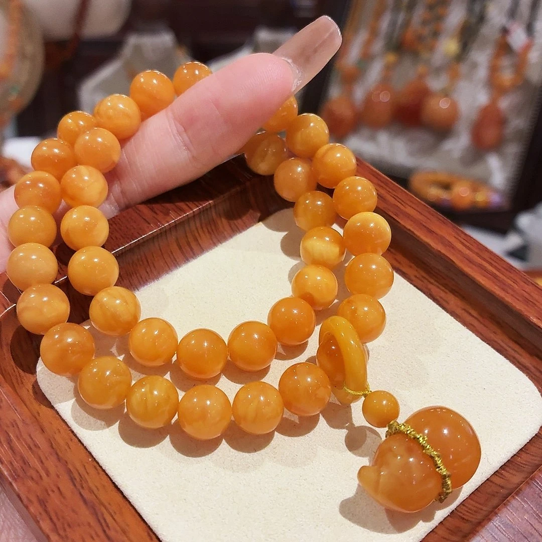 蜜蜡未镶嵌手链手串