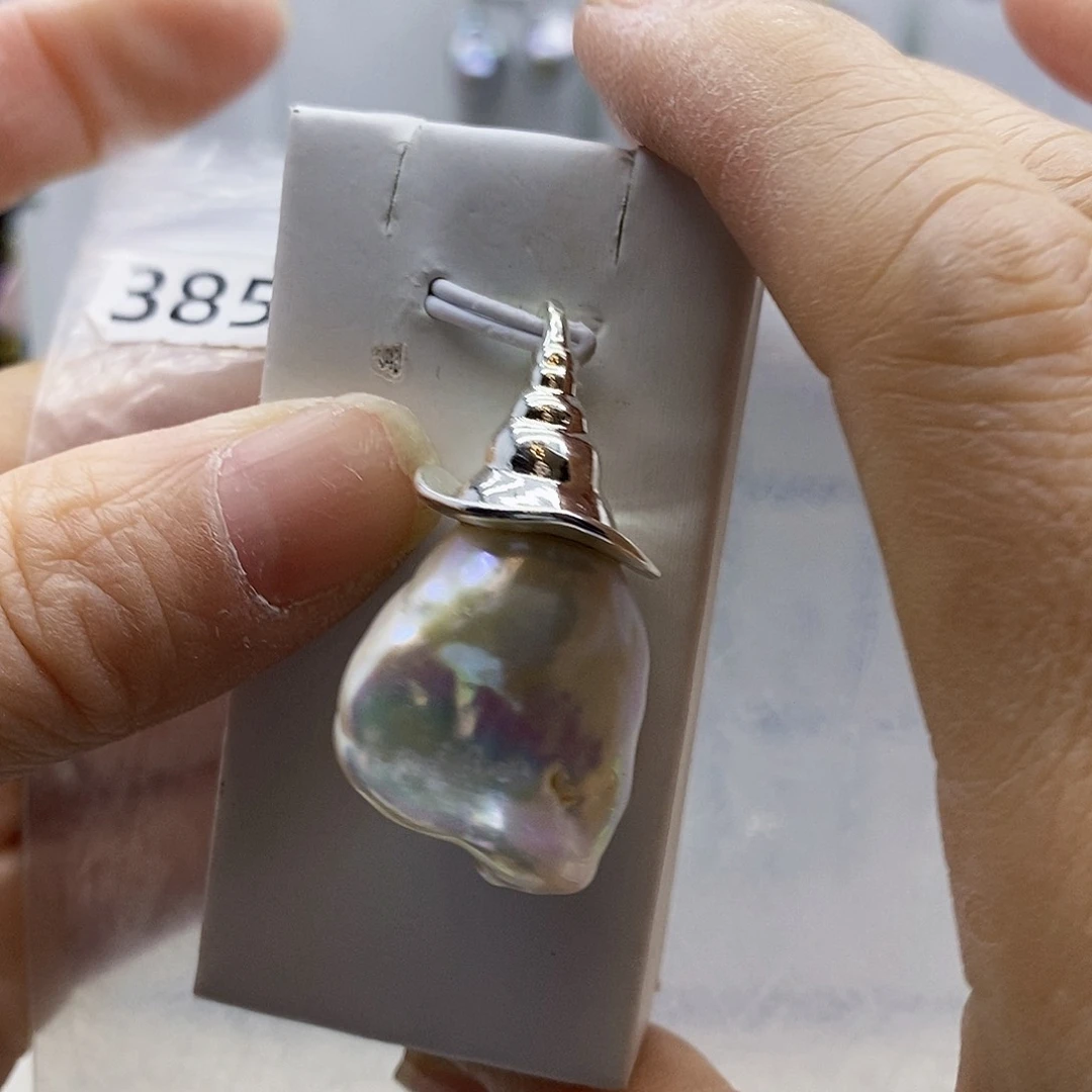 颈饰合金淡水珍珠