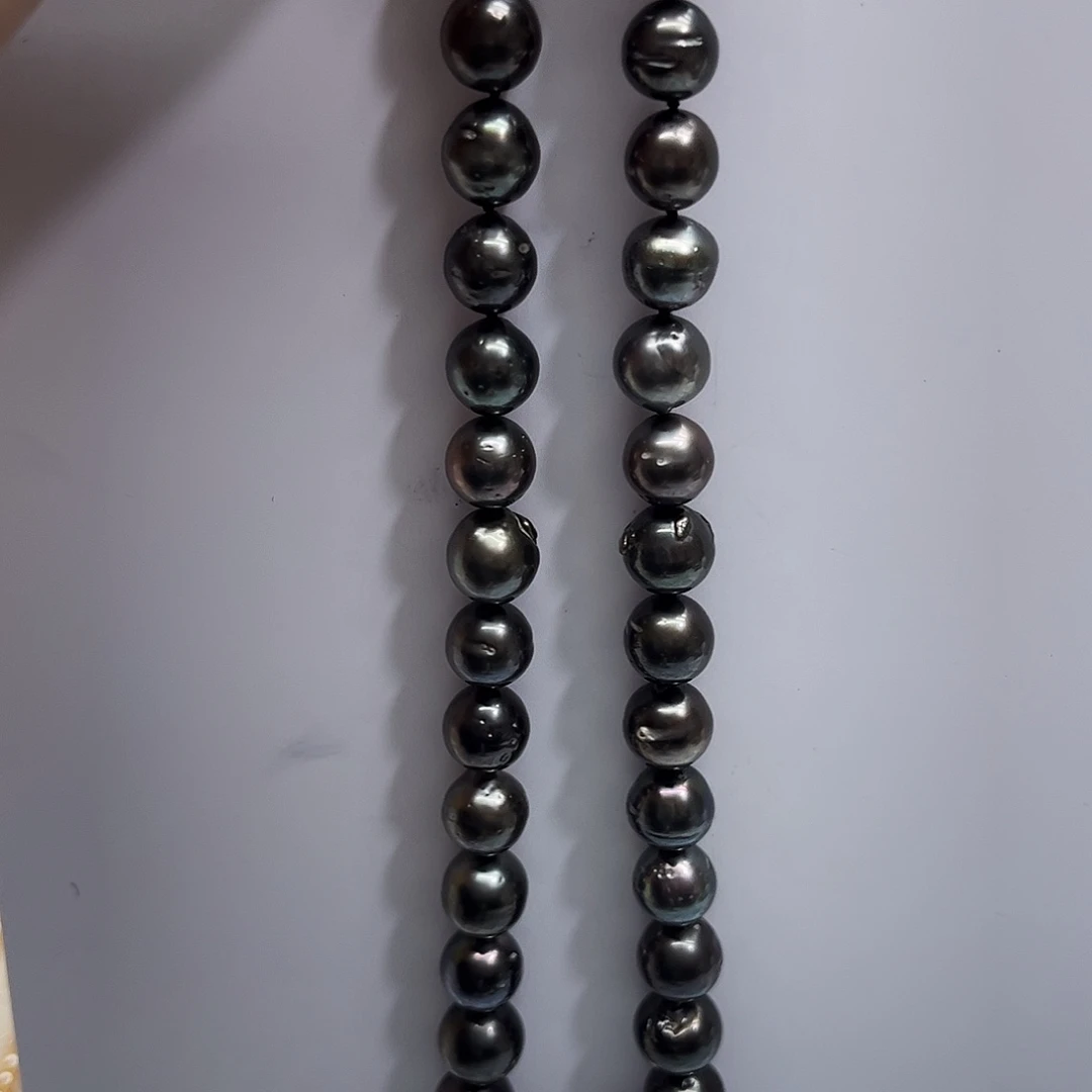 颈饰银S925镶嵌海水珍珠