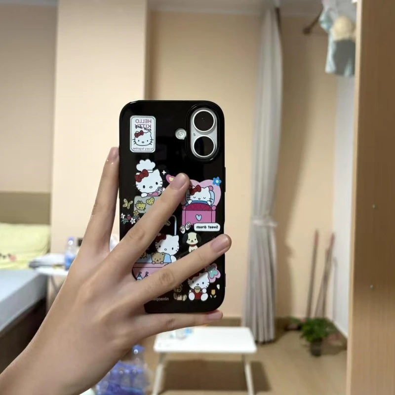 奥菲顿沐浴凯蒂日常适用苹果1615果冻手机壳华为vivo小米14oppo套