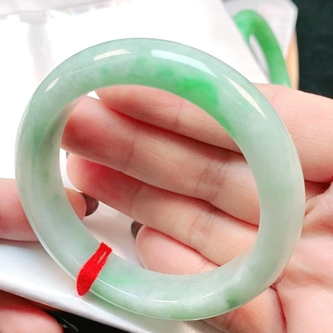 未镶嵌手镯翡翠正圈0055