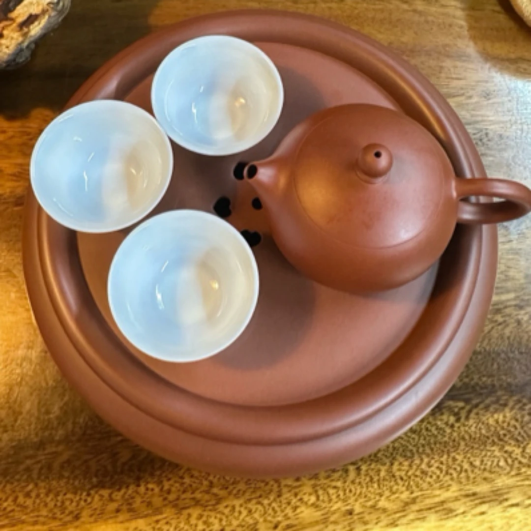 蔡家鸿全手工老矿陈腐朱泥紫砂潮州手拉壶茶壶紫砂壶纯手工~凤雏