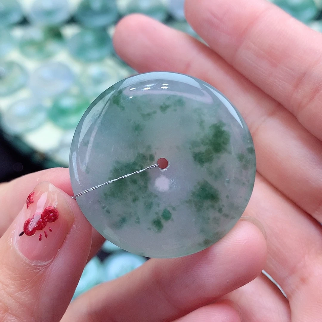 翡翠颈饰未镶嵌65翡翠32.5/5.7