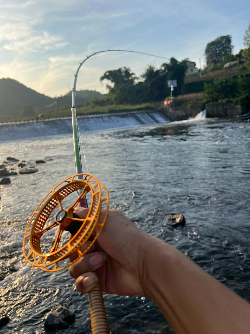 《藤条手把御竹溪流竿》手工打造37调盘车竿专业级钓鱼装备