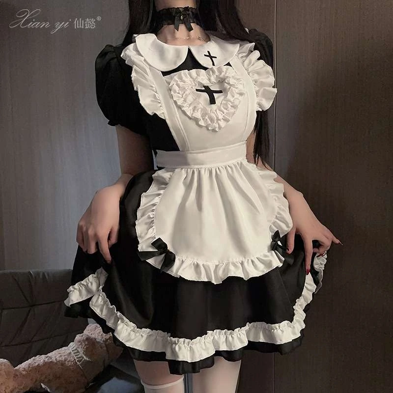 仙懿cosplay日系软妹女仆套装经典二次元动漫女佣角色扮演