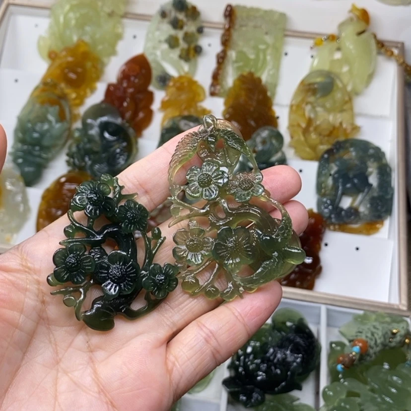 【闪购商品】未镶嵌蛇纹石玉颈饰善*阁