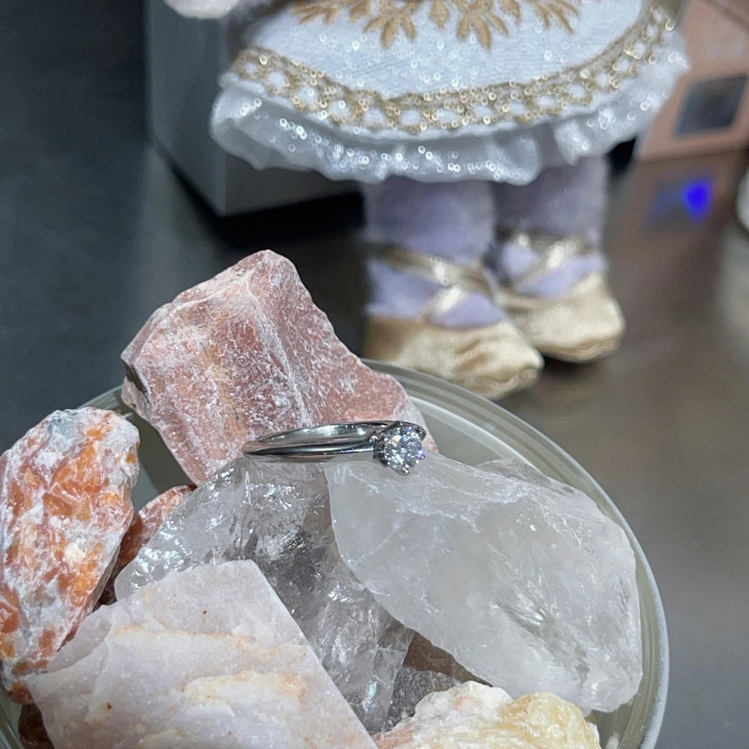 99新 Tiffany & Co./蒂芙尼 Tiffany 50码 六爪铂金钻戒30分