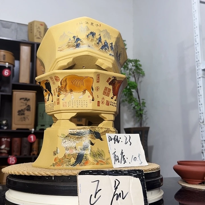 紫砂花盆盆友记紫砂花盆