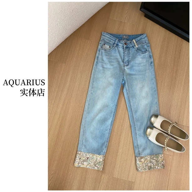 【AQUARIUS 】（锦韵漫风）烟管裤夏季升级款5023