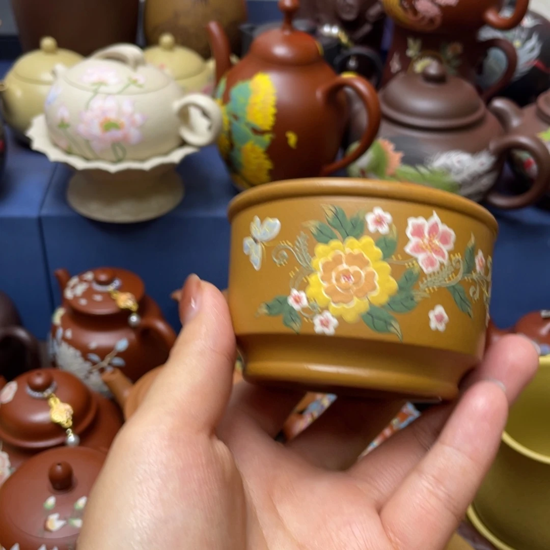 紫砂茶杯紫砂主人杯130cc