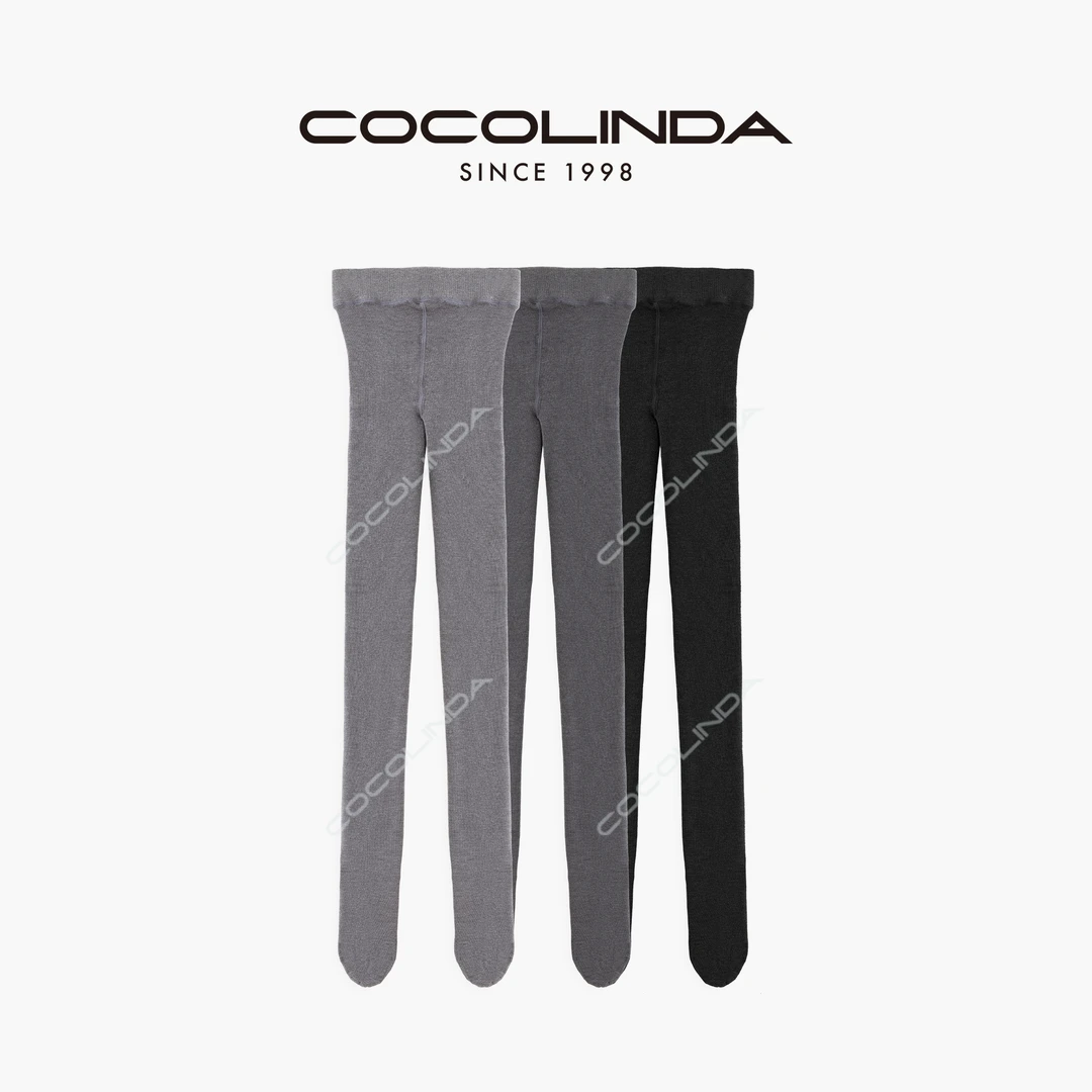 COCOLINDA | 【羊毛袜】弹力修身三色打底袜（130以下）M95