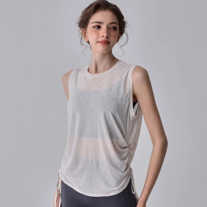 【OTSA】春夏新款运动健身瑜伽服背心女跑步普拉提运动上衣宽松罩衫