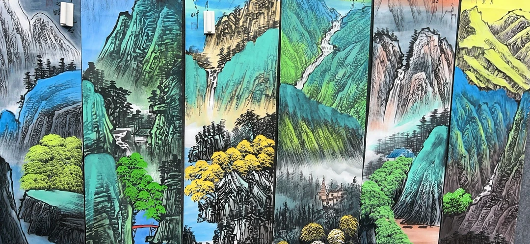 【欢日】精品八条屏装饰画通用链接