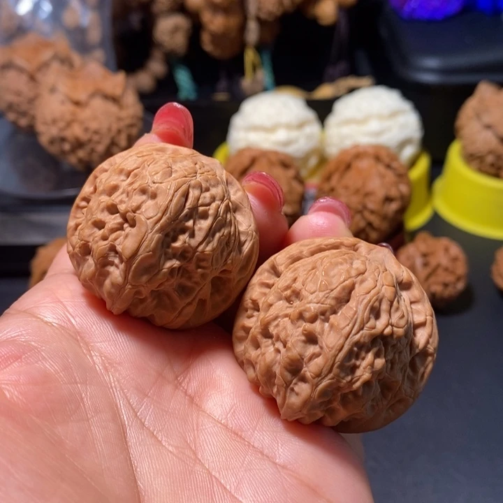 桃核把件乾隆磨全品微水尖38➕尺