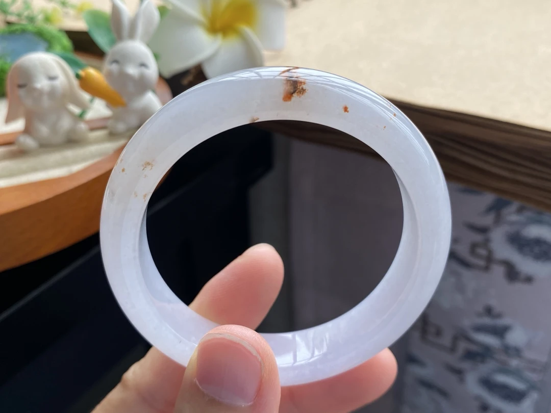 1.12批13045号手镯52.7-12.4-7.7！飘橙红色！宛若红枫叶！