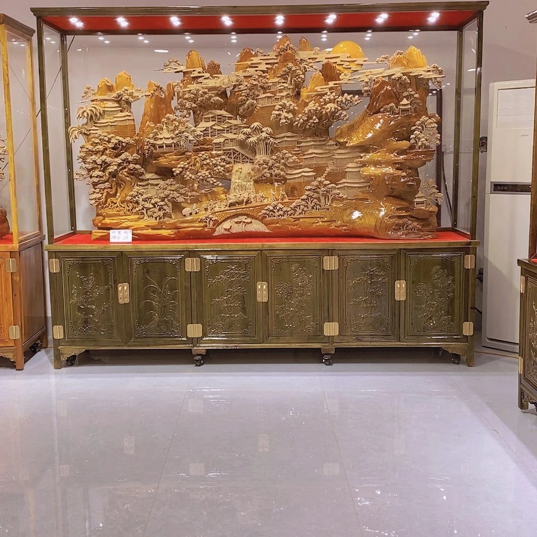 金丝楠L***s金丝楠小叶桢楠摆件