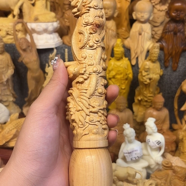 柏木（崖柏）崖柏瑕疵笔筒