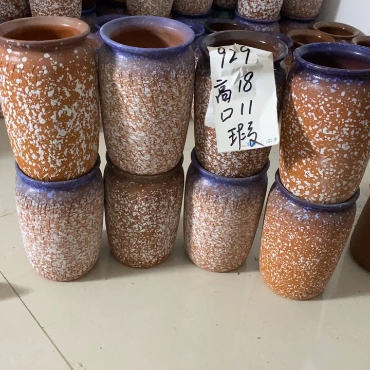 粗陶红陶绿植花盆029