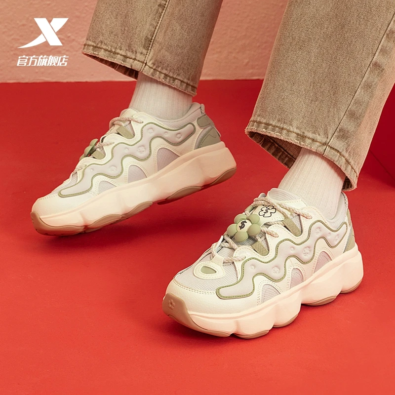 特步花瓣鞋3.0 | 新款运动鞋秋冬复古百搭休闲鞋女975118320053