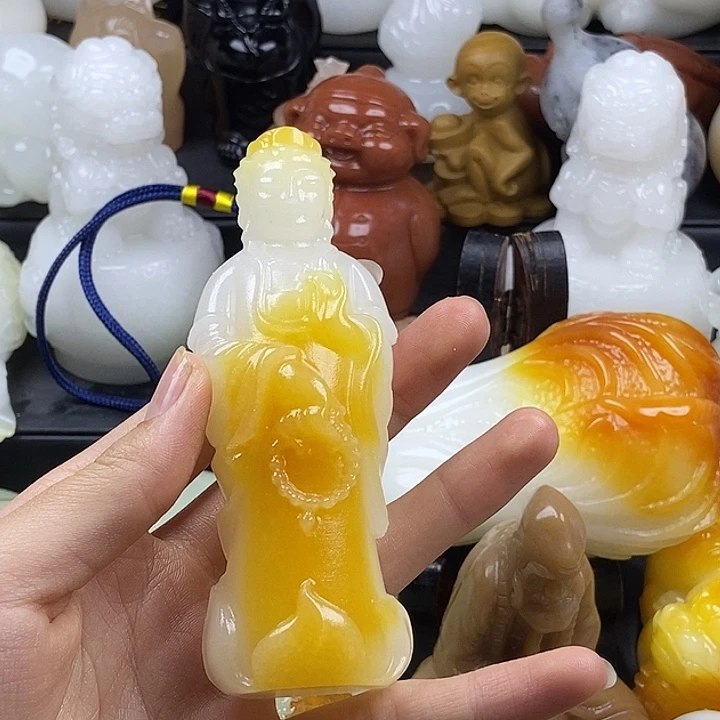 无花朵江*原石雕刻把件