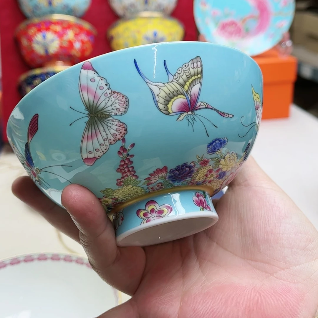 【闪购商品】珐琅5英寸2湖水蓝。。。。。