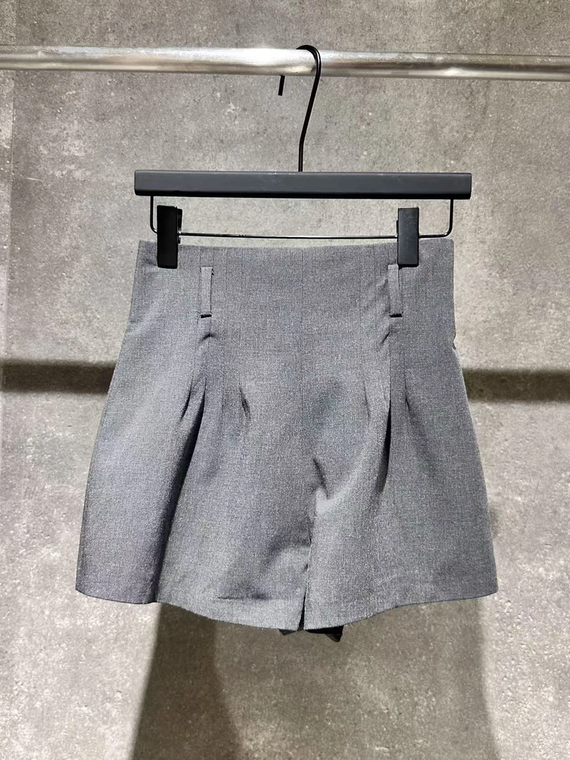 【Ann.G】E20401 夏季极简时知识分子西装短裤