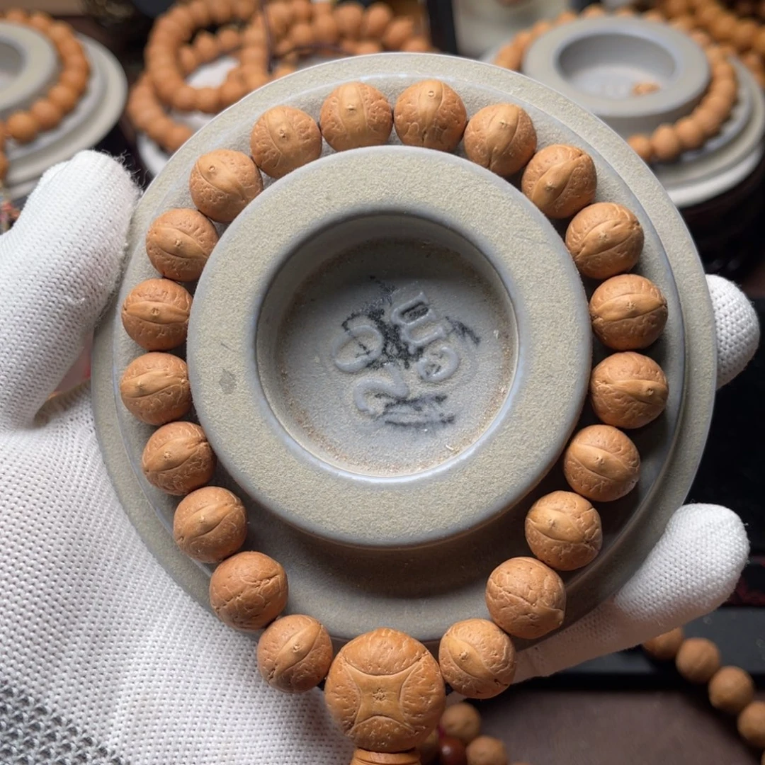 此***士手串凤眼菩提12天花板实心毕业