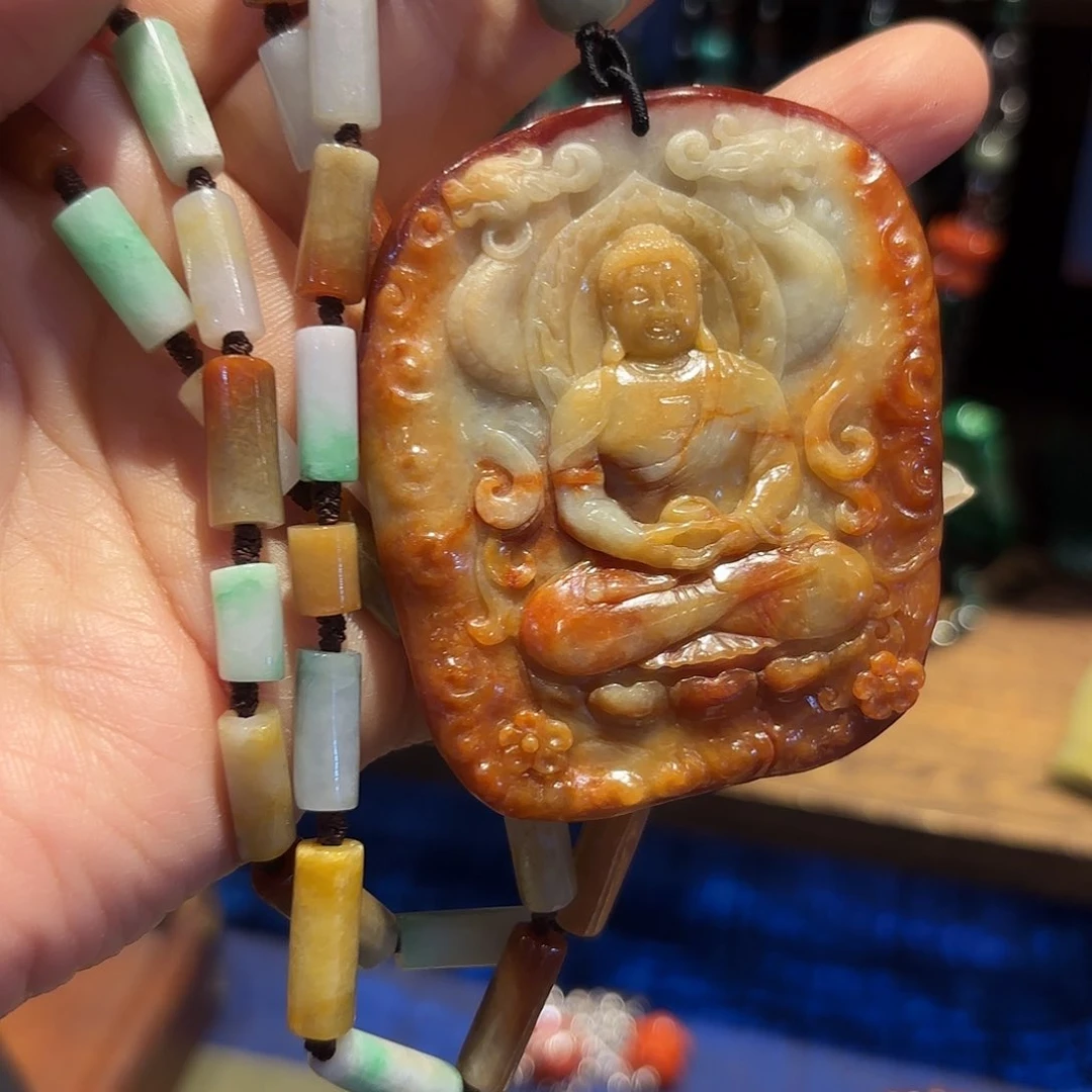 翡翠颈饰未镶嵌原创