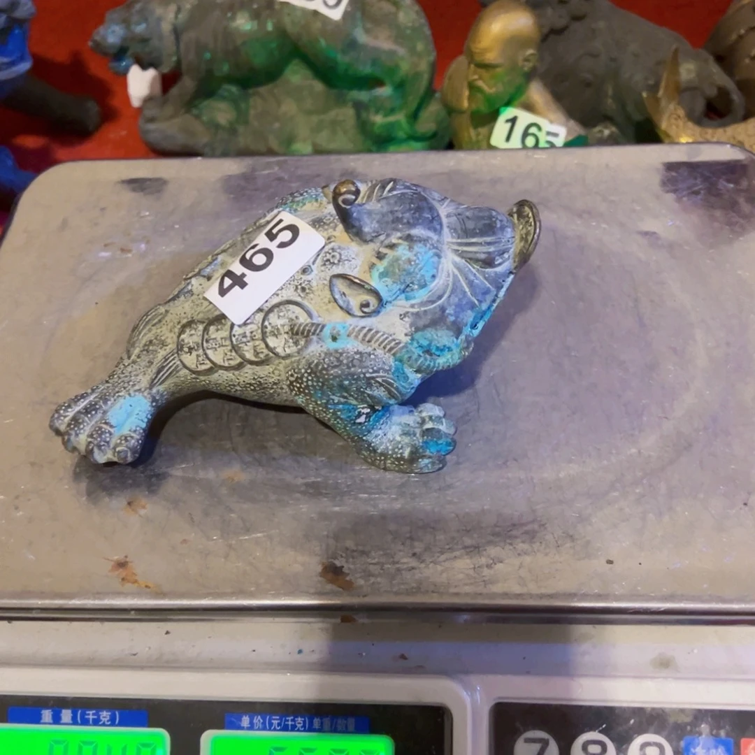 黄铜摆件，文房摆件