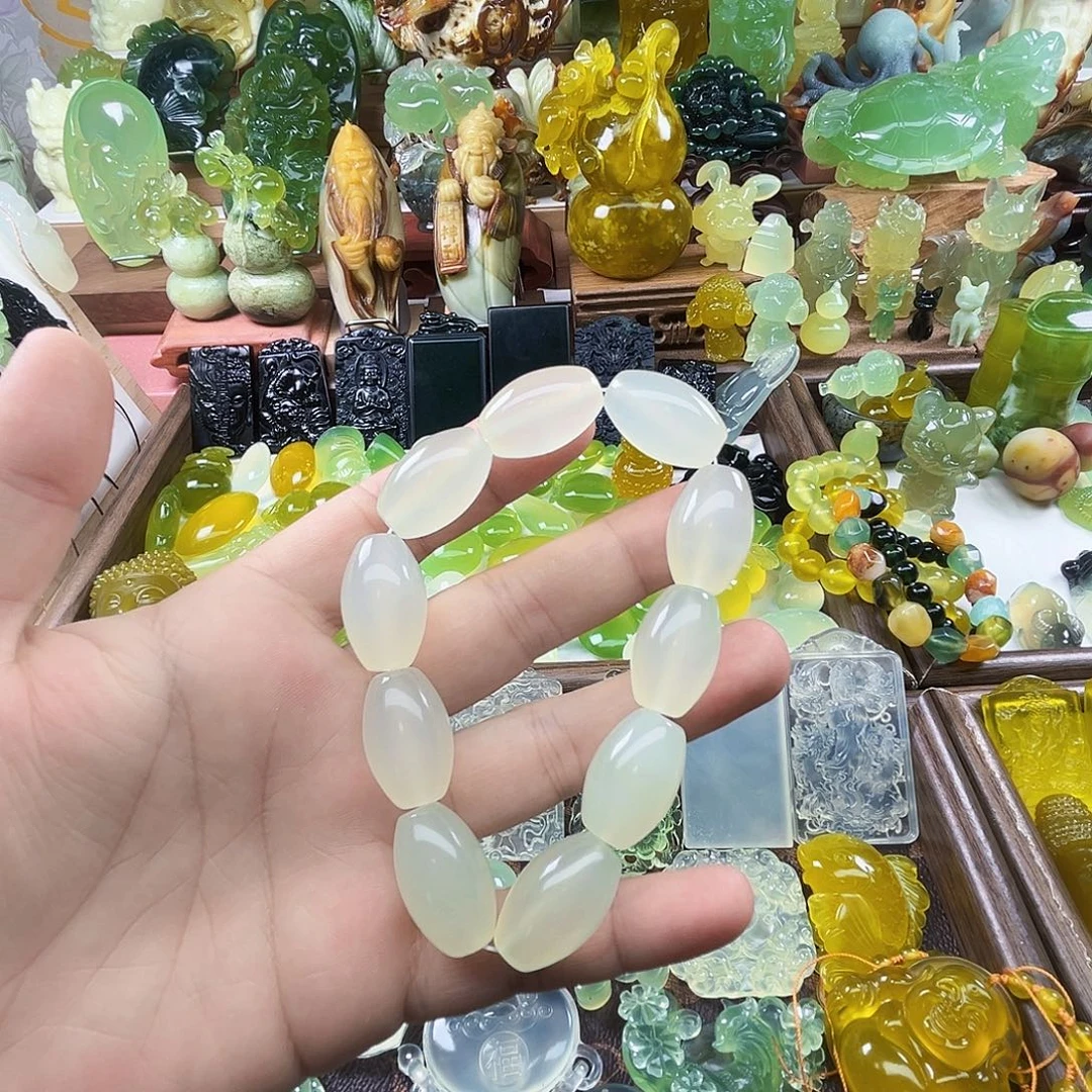 岫玉未镶嵌吊坠(不含链)