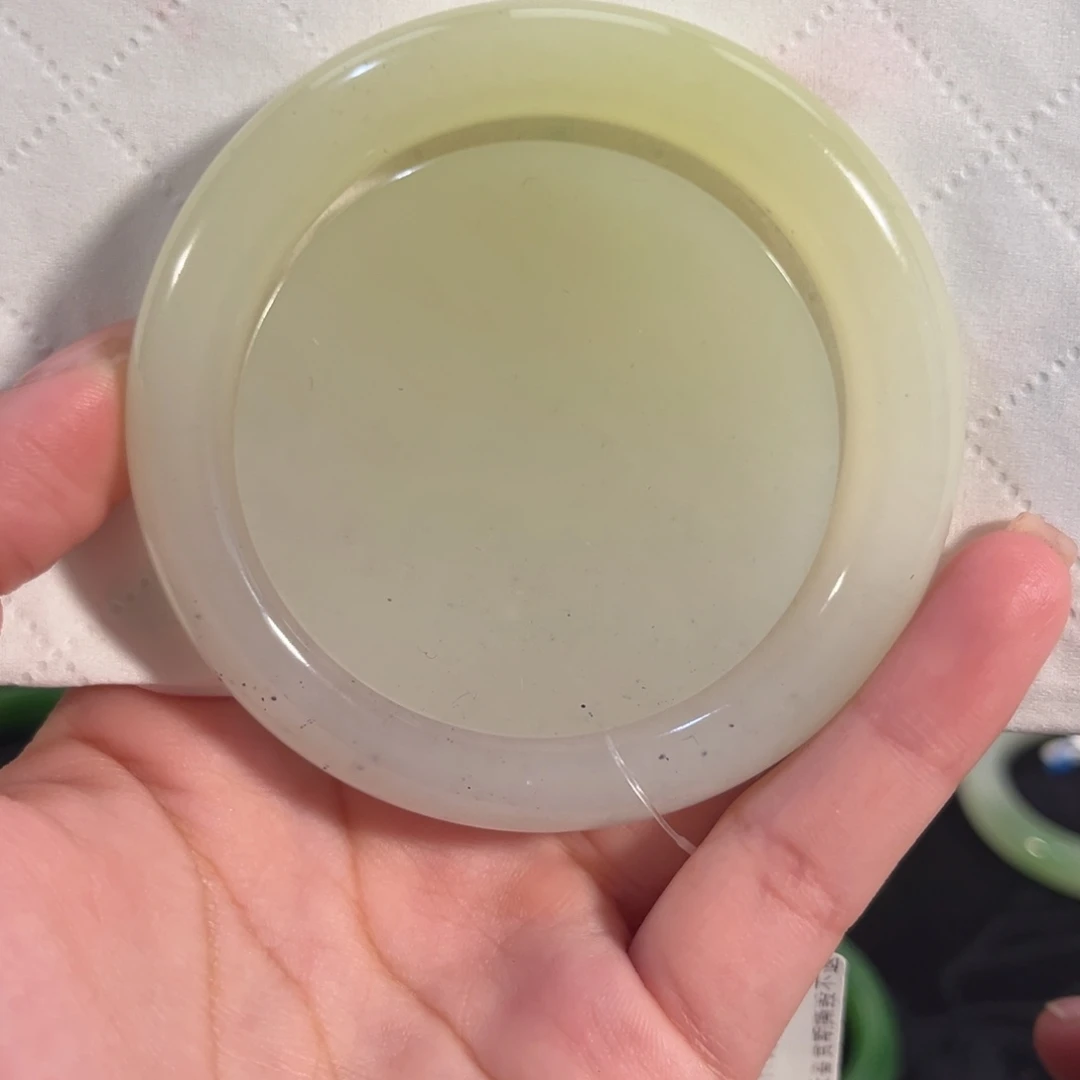 和田玉未镶嵌手镯特色渐变黄口