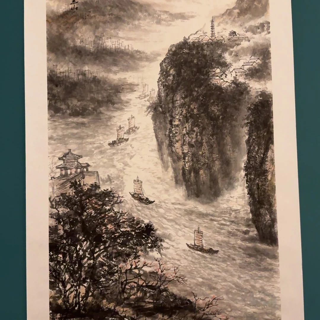 国画国画作品一幅