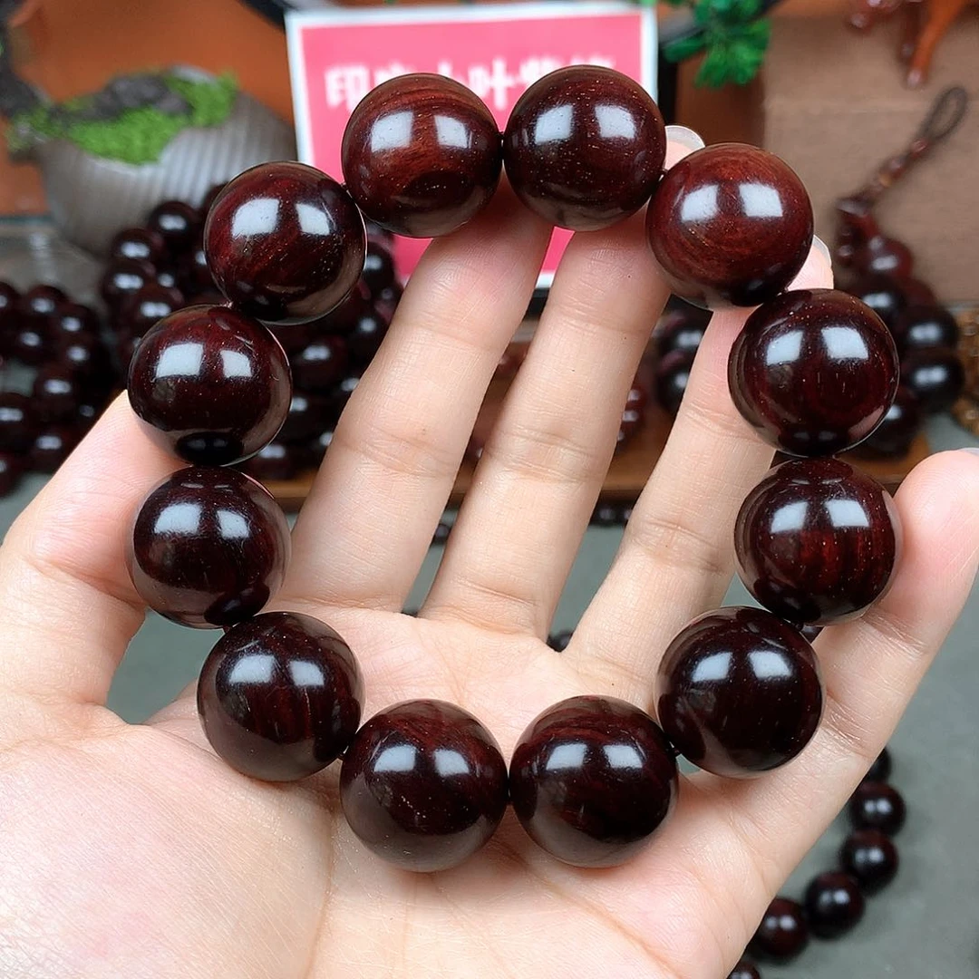 木宝阁小叶紫檀手串，尺寸20mm（现货实拍）