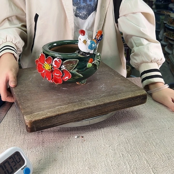 泳坤堂石湾盆陶瓷