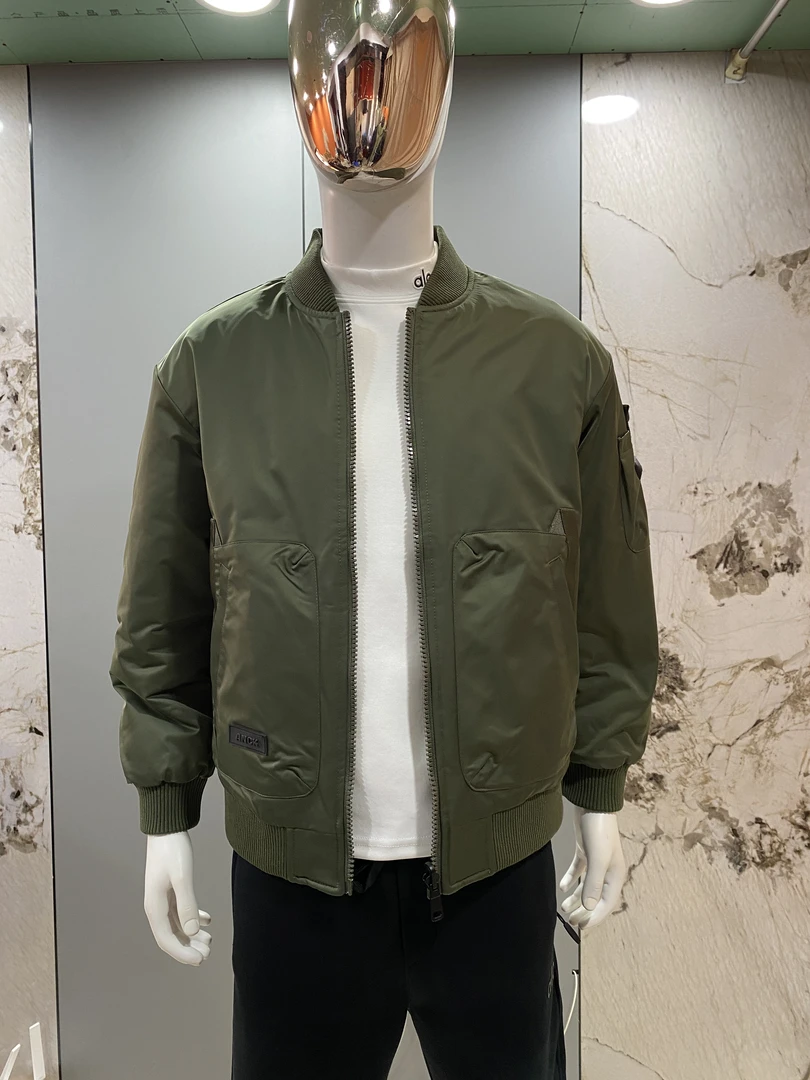 冬季新款男士加棉休闲百搭双面穿棉服68951
