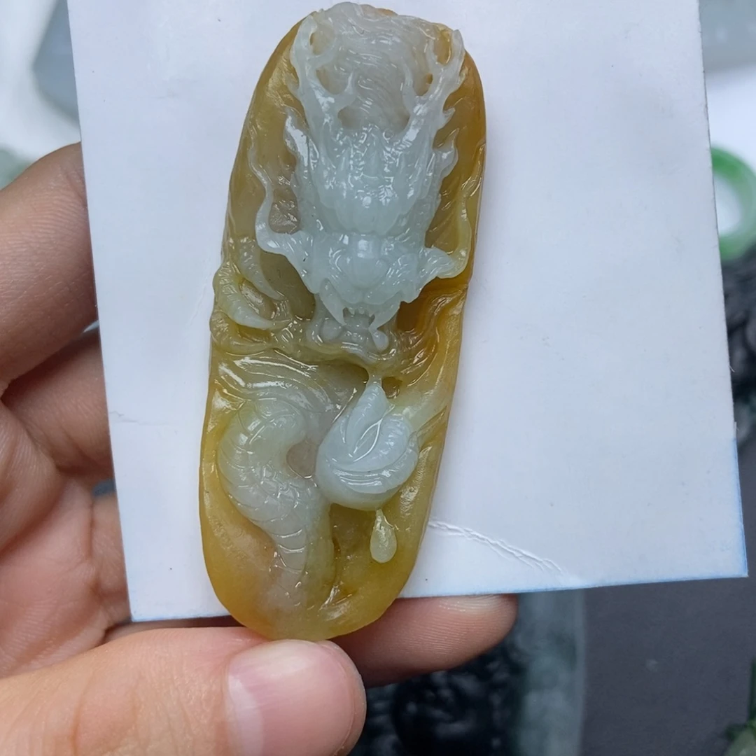 未镶嵌定制翡翠R****e龙