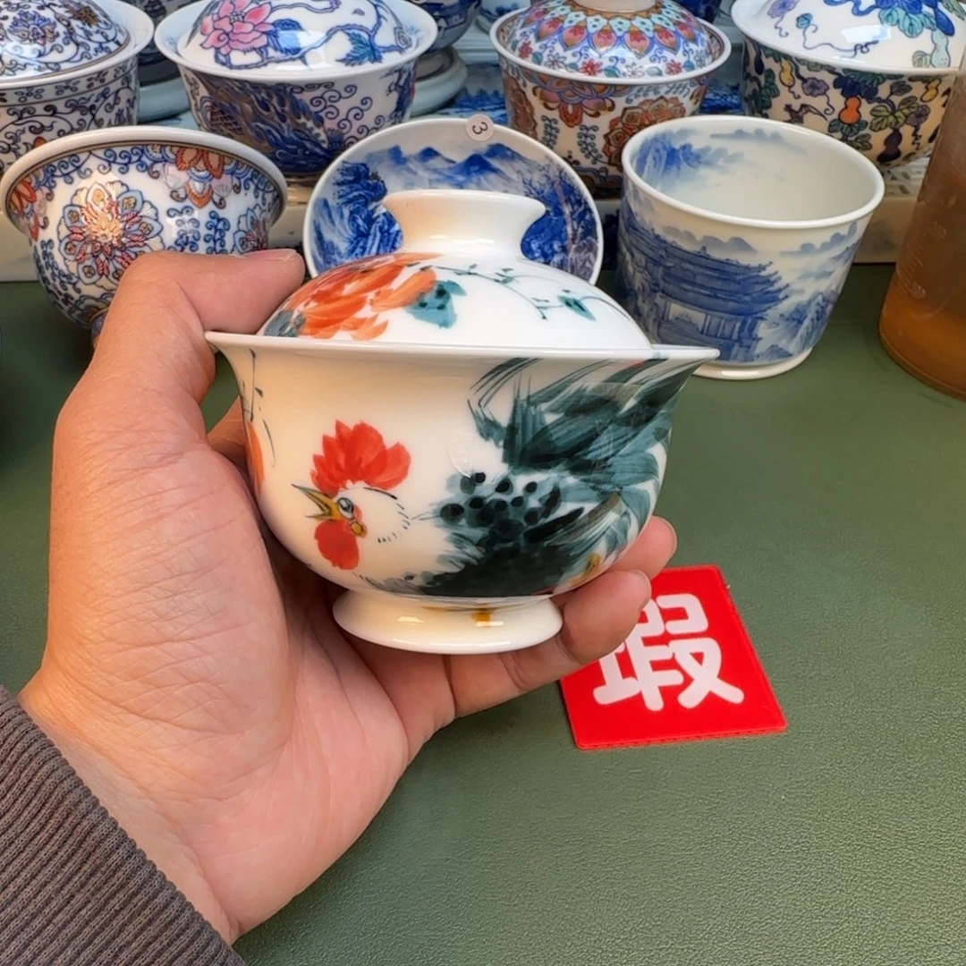 纯手工纯手绘茶具石头12