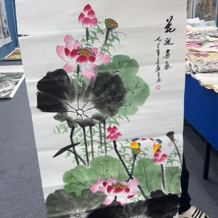 国画宣纸纯手绘字画