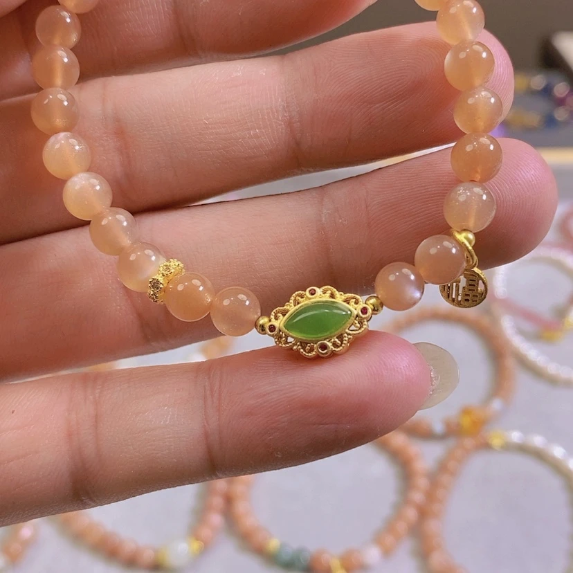 【闪购商品】水晶手链未镶嵌西*6mm手链